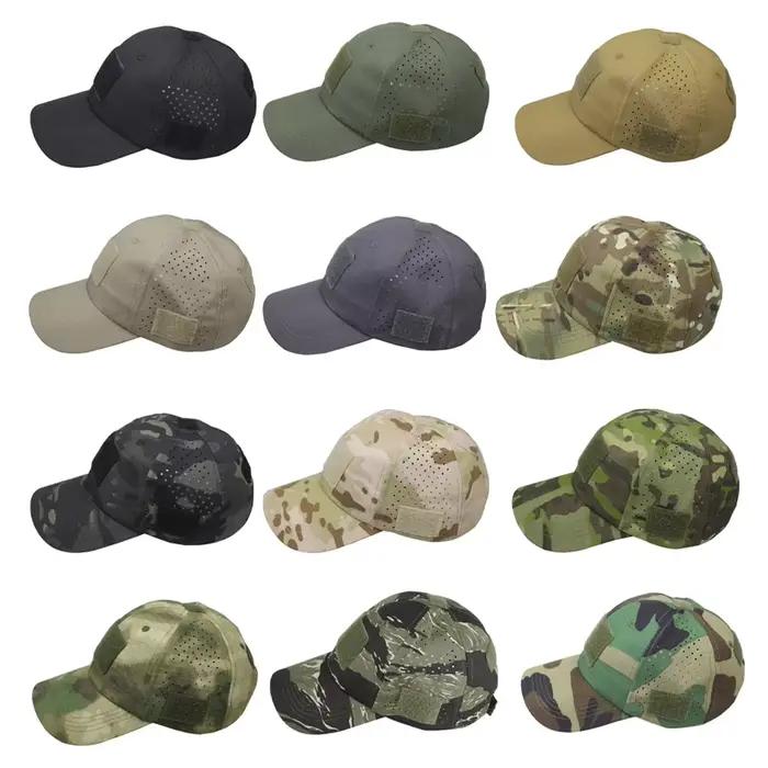 Casquettes de Sport Tactiques pour Adultes Style Décontracté Polyester et Coton Protection Solaire Durables Occasions Plein Air Chasse Randonnée