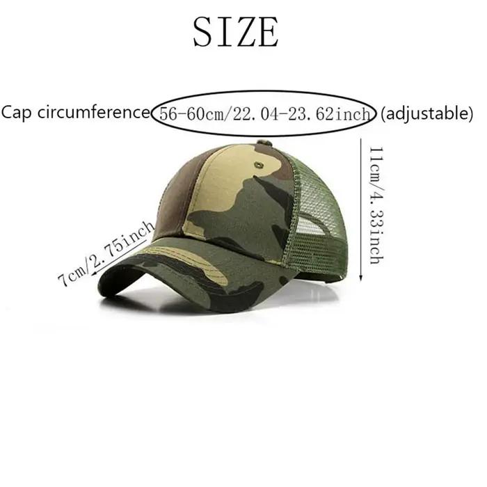 Chasse en plein air randonnée Camping visière réglable chapeau maille