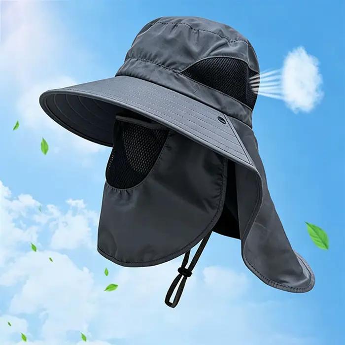 Chapeau de pêcheur avec protection pour le cou