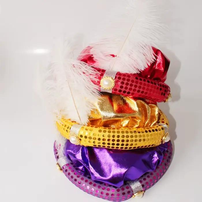 Aladdin chapeau Halloween mascarade enfants fête mythe arabe chapeaux spectacle sur scène Cosplay accessoires de déguisement