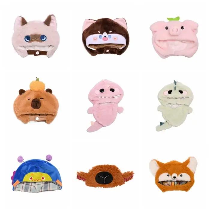 Chapeau en peluche de dessin animé cochon