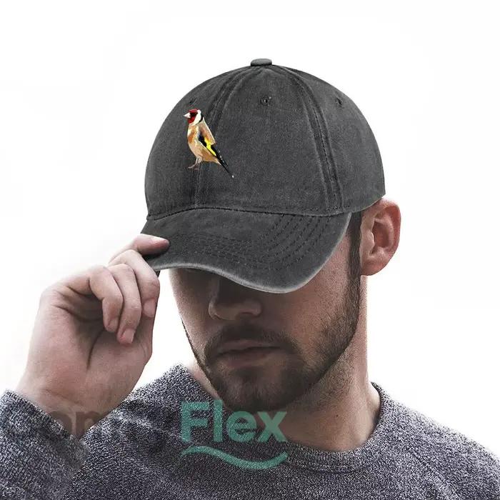 Casquette de Baseball graphique Goldfinch Bird Nature Art pour hommes et femmes
