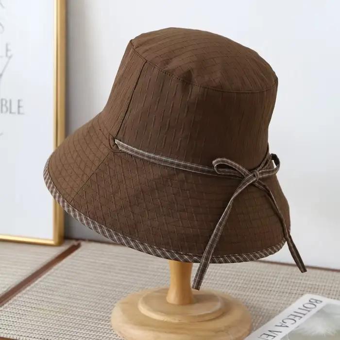 Chapeau à nœud papillon de style japonais pour les sorties printemps-été