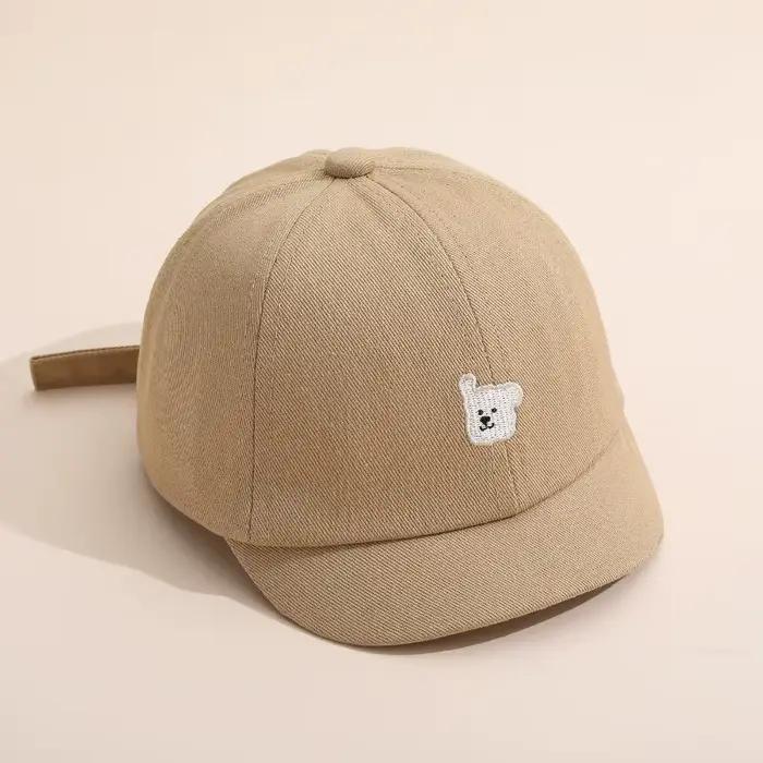 Casquette Bébé 47-50CM 1-3 Ans Printemps Été Nouvelle Broderie Chien