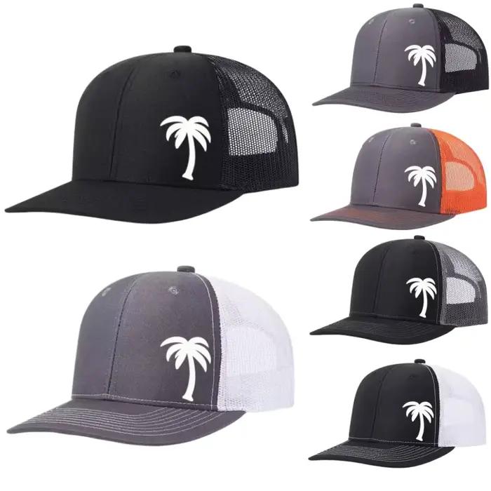 Casquette de baseball imprimée palmiers protection solaire respirante pour plein air golf pêche activités unisexe