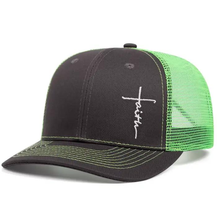 Chapeau de baseball imprimé légèrement incurvé avec broderie croisée pour femmes et hommes