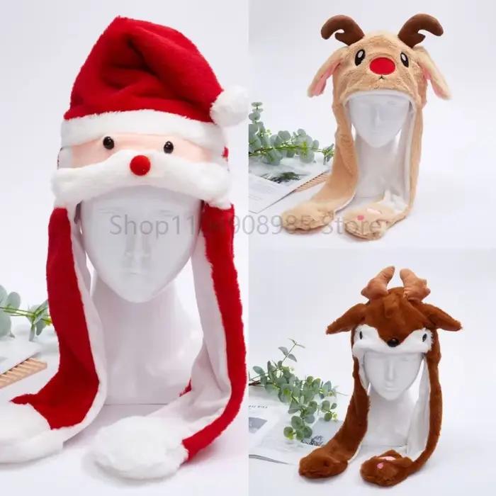 Nouveaux chapeaux de noël froid et coupe-vent quotidien avec père