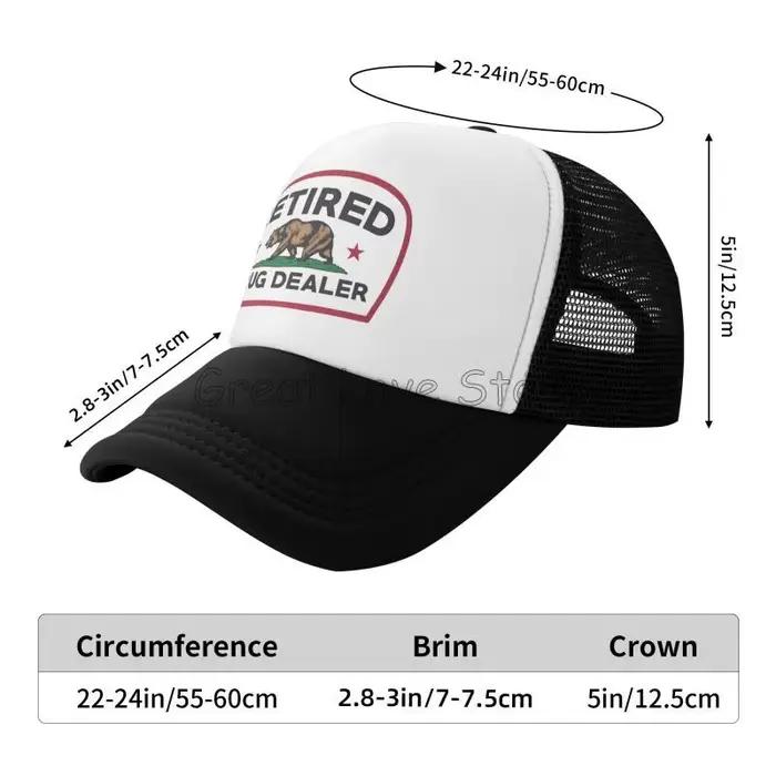 Casquette de Baseball imprimée de revendeur de médicaments à la retraite pour femmes et hommes
