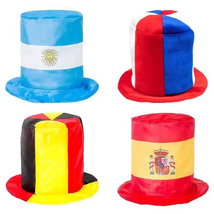 Chapeau haut-de-forme d'équipe nationale pour événements de football et célébrations festives occasions spéciales