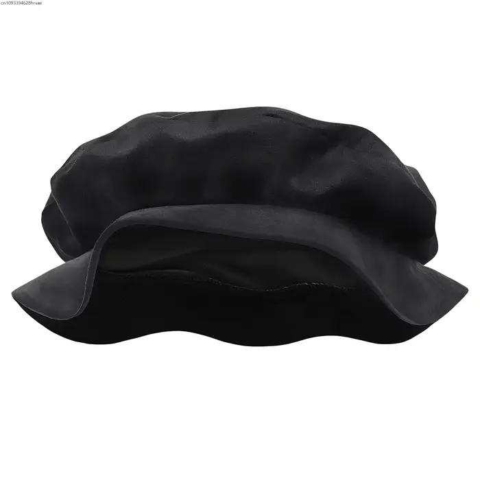 Béret vintage polyester pour hommes, accessoire de costume médiéval, chapeau de renaissance, casquette plate artiste, béret de cosplay pour halloween