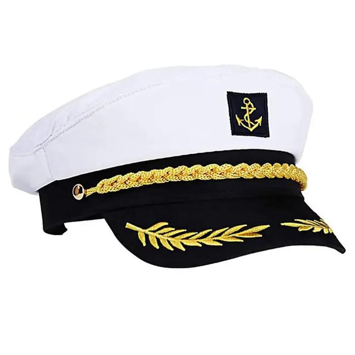 Chapeau de capitaine de marin de Yacht pour adultes
