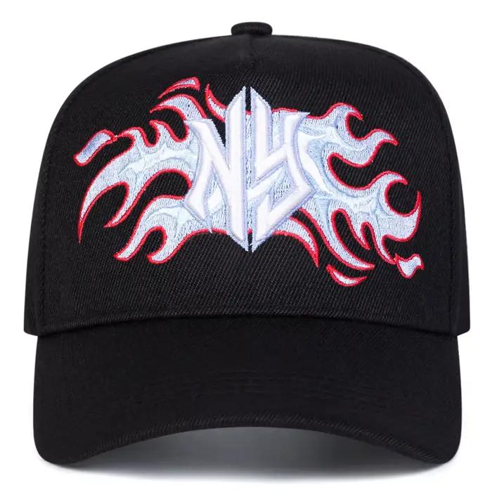 Casquettes de baseball unisexes avec broderie NY Flame