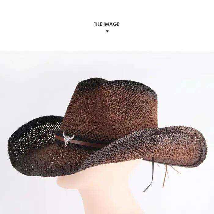 Chapeau de cowboy en paille 2026