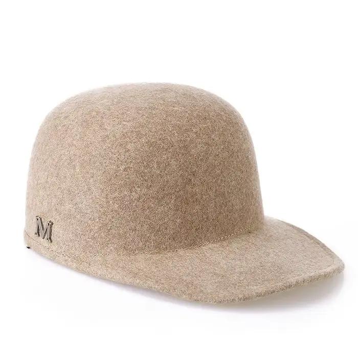 Casquette de baseball en laine pour hommes et femmes