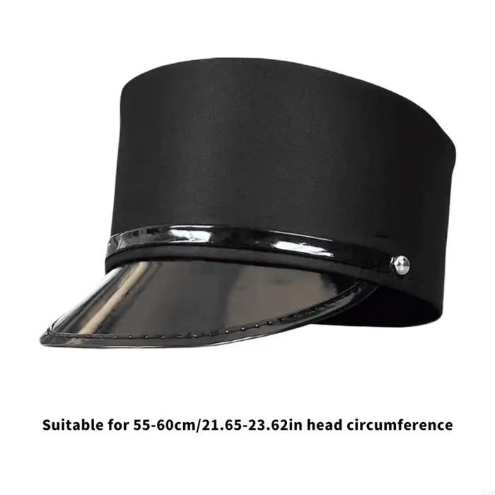 Chapeau haut-de-forme portier pour enfants et adultes, polyester, style sport, élégant pour soirées à thème, festivals, sorties décontractées