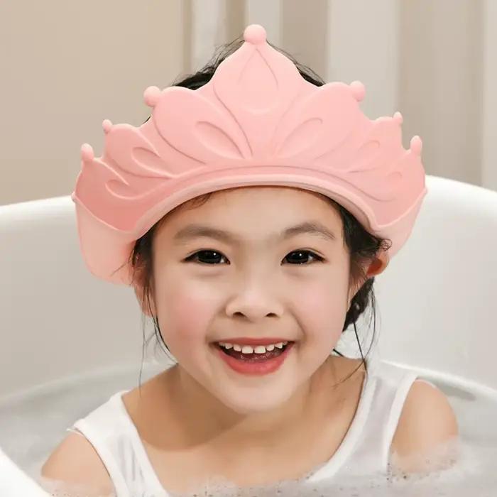 Bonnet de bain réglable pour bébé protection oreilles baignade shampoing bouclier couvre-chef douche cheveux occasions spéciales
