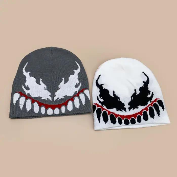 Nouveaux Bonnets Tricotés Jacquard Style Européen et Américain pour Hommes et Femmes – Chauds