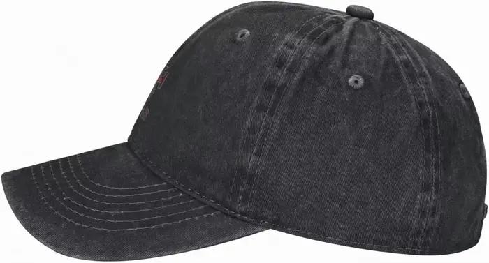 Casquette de baseball en denim Deus Vult Crusader Cross Jerusalem Knight Templar chapeau rétro réglable unisexe pour hommes et femmes style vintage et moderne pour les quatre saisons occassions décontractées et cadeaux speciaux
