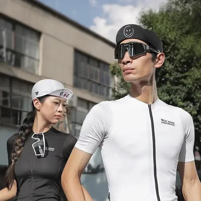 WEST BIKING-Casquettes de cyclisme à bord rabattable
