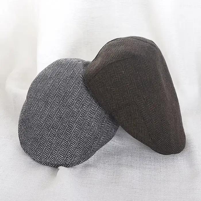 Chapeau béret en laine rétro pour bébé
