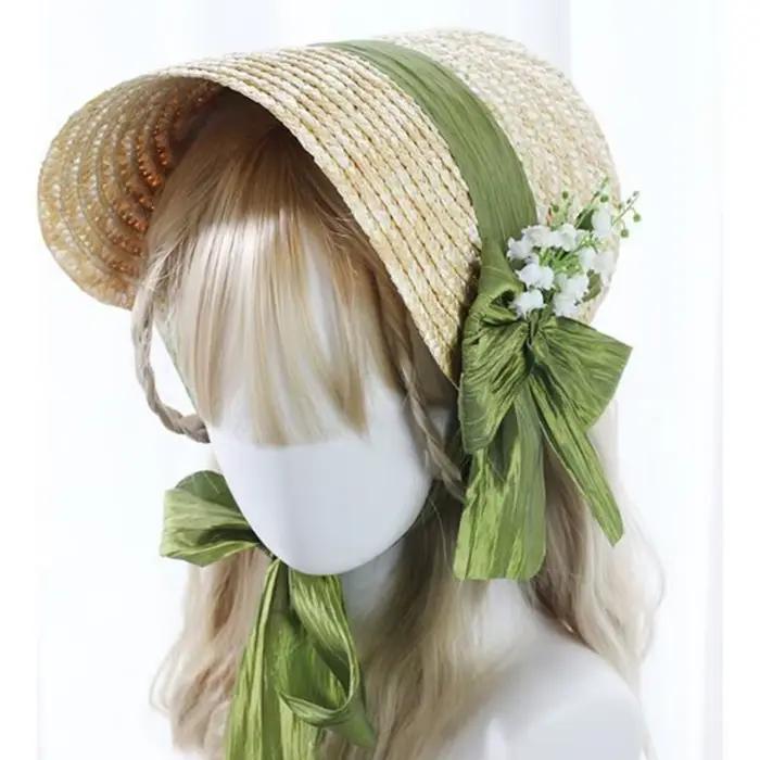Chapeau de mariage victorien fait à la main pour femmes