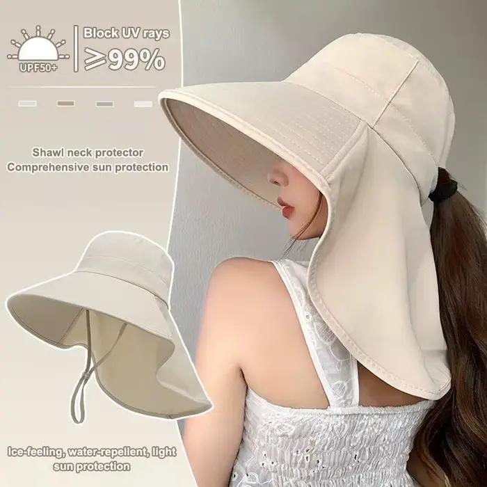 Chapeau de soleil anti-UV pour l'extérieur avec protection du cou