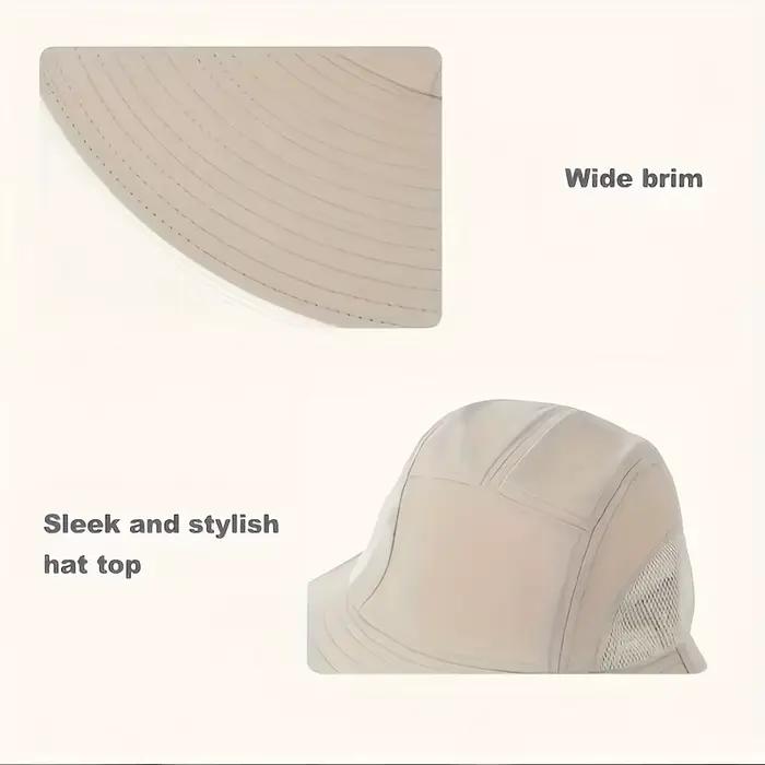 Chapeau de protection UV avec masque facial