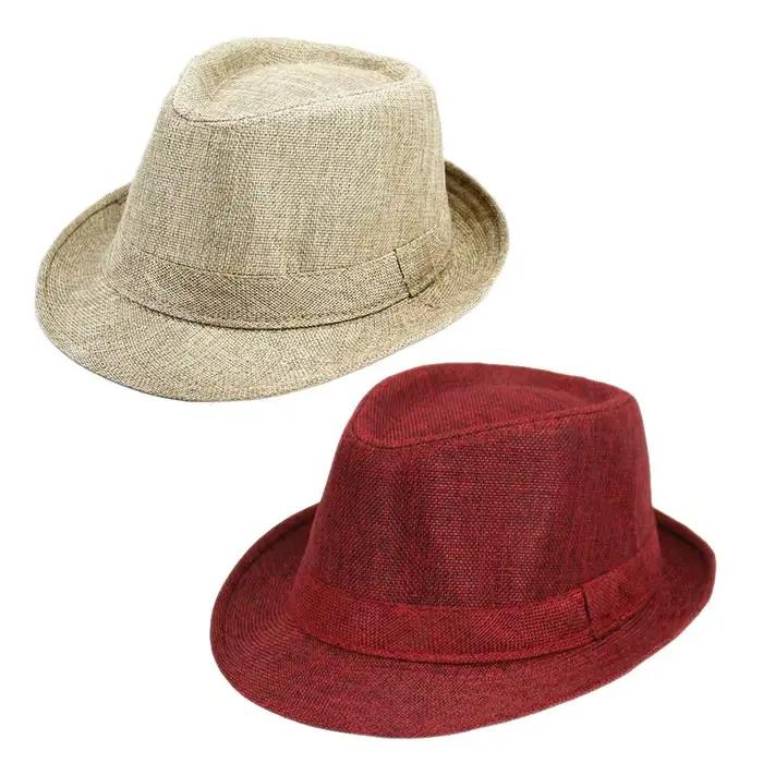 Chapeau Jazz en Lin Britannique pour Homme