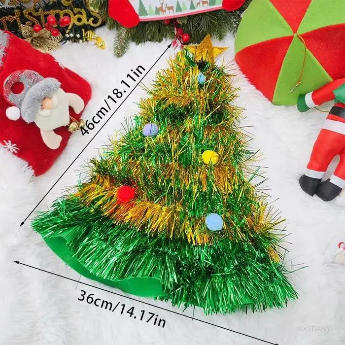 Chapeaux d'arbre de noël pour adultes et enfants