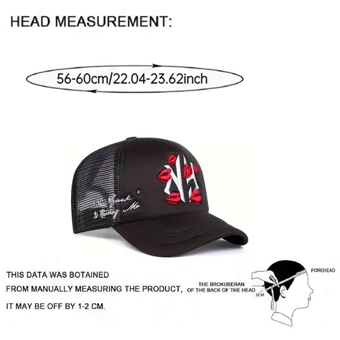 Nouvelle Casquette de Baseball 2026 NY avec Broderie Effet Trace de Lèvres