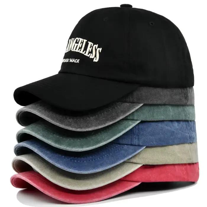 Casquette de baseball unisexe lettre brodée protection solaire coton sport décontracté pour homme femme occasions spéciales