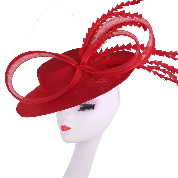 Chapeaux Fascinator Big Ascot pour femmes
