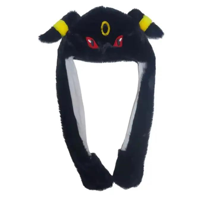 Bonnet Umbreon Gengar Eevee Snorlax avec oreilles mobiles – Casquette décontractée à l'effigie d'animaux – Cadeau idéal
