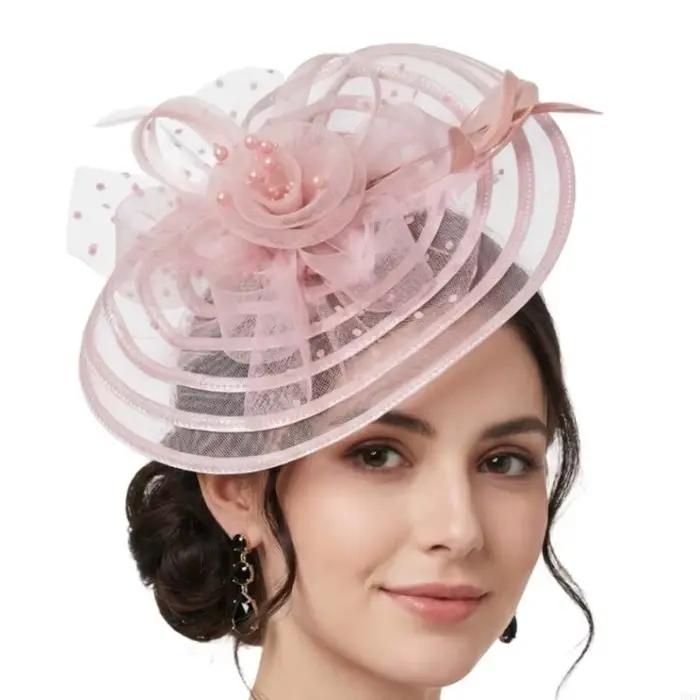 Chapeau fascinateur avec pince à cheveux