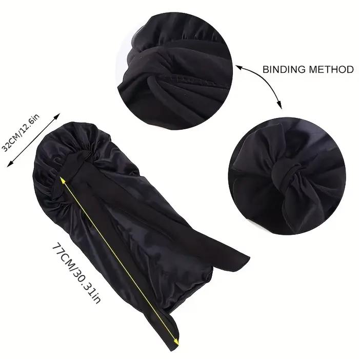Bonnet Long en Satin de soie pour femmes endormies