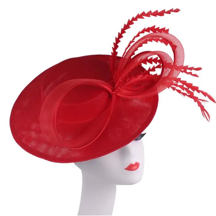 Chapeaux Fascinator Big Ascot pour femmes