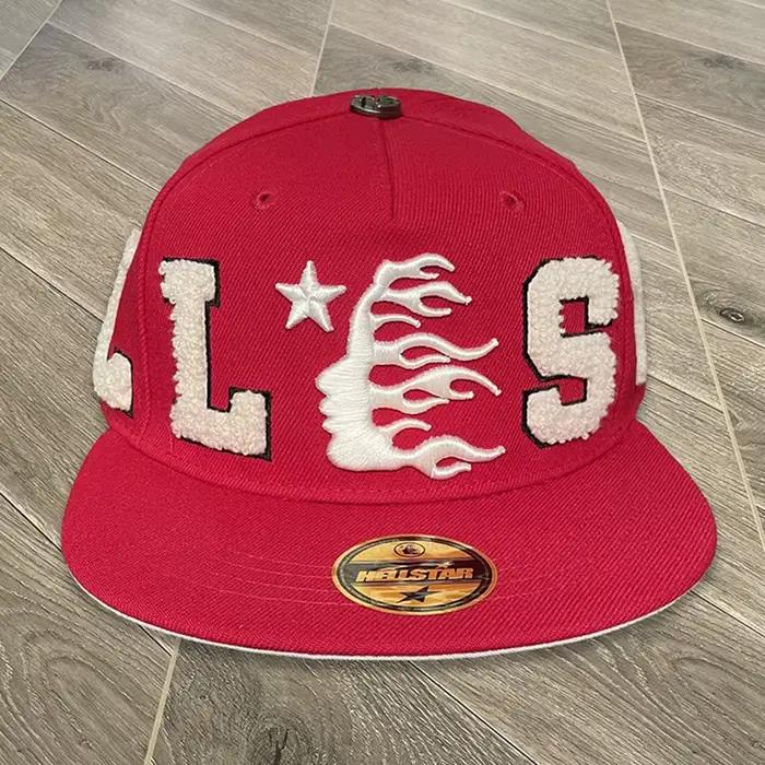 Casquette de baseball ajustée Hellstar avec logo brodé pour hommes et femmes, polyester, style sport, multicolore, plage et sport, cadeau pour amoureux du style et du sport