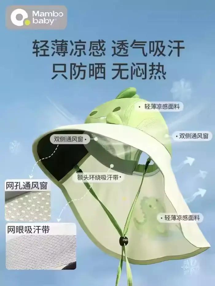 Chapeau de soleil bébé mignon imprimé d'animaux polyester réglable pour enfants de 1 à 8 ans occasions spéciales et activités en plein air
