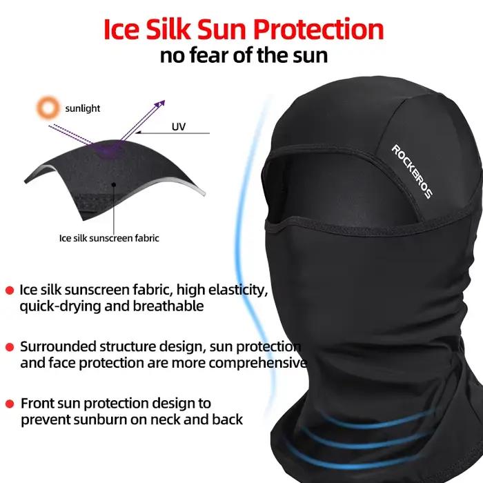 ROCKBROS été glace soie vélo casquettes Anti-UV Protection solaire respirant