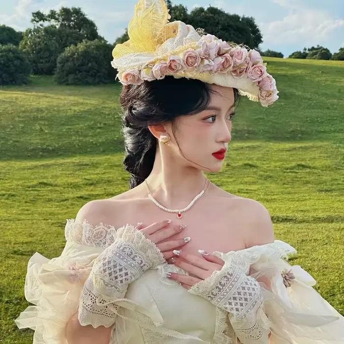 Chapeau de mariage féerique Vintage pour femmes