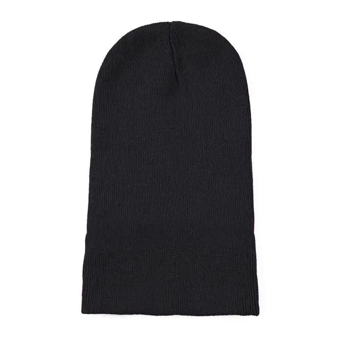 Chapeau rond rétro tricoté de couleur unie