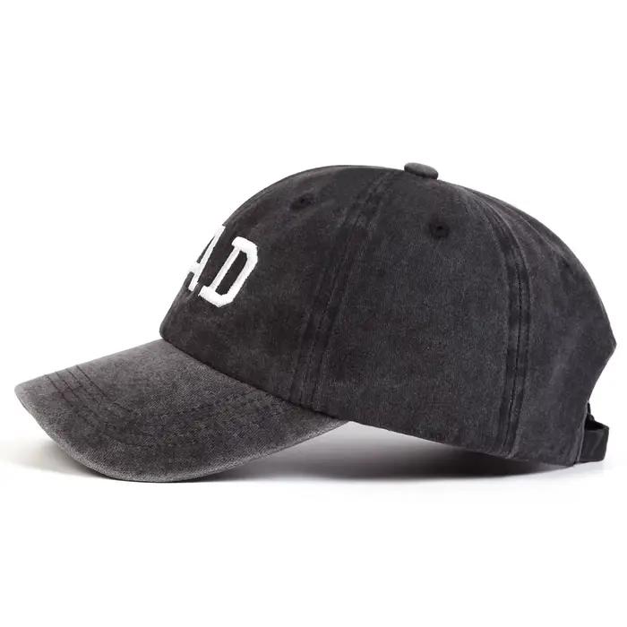 DAD MOM Chapeau de baseball brodé rétro sport décontracté langue de canard
