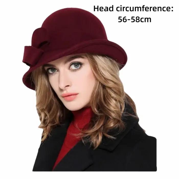 Chapeau Seau Vintage en Polyester Style Sport pour Femmes Occasions Décontractées et Hivernales