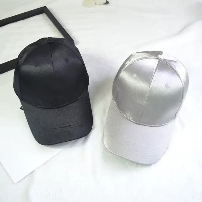 Casquette de Baseball en Satin pour Femme et Homme