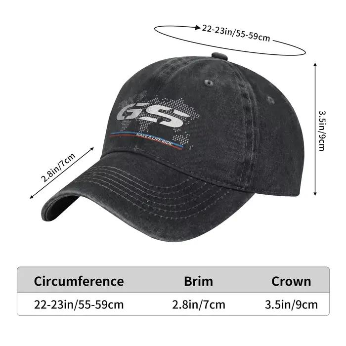 Casquette de baseball décontractée GS World Map pour femme et homme