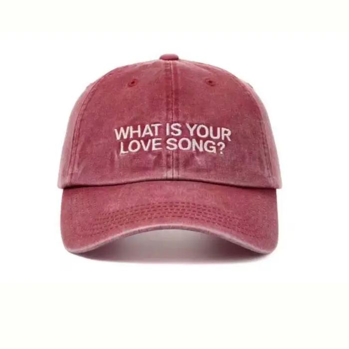 Casquette de baseball en coton délavé