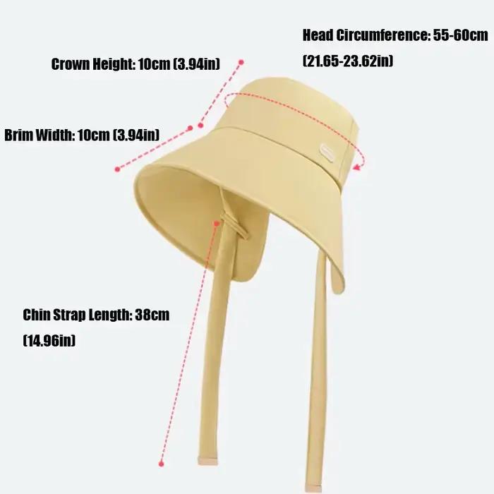 Chapeau de soleil UPF50+ pour femme