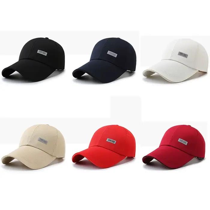 Casquette de baseball réglable unisexe avec bord large pour hommes et femmes protection solaire style sport polyester multicolor pour toutes les saisons et occasions décontractées