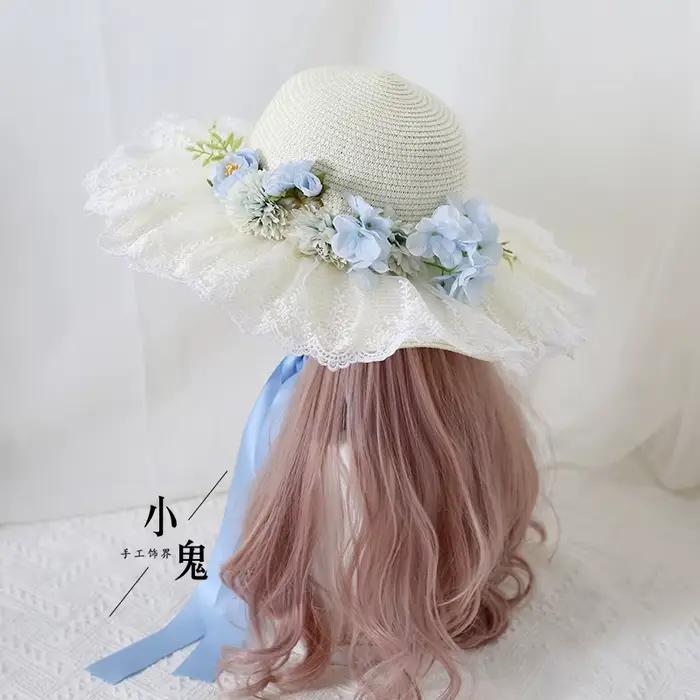 Chapeau de Protection solaire Lolita fait à la main