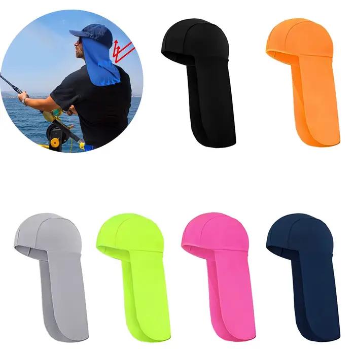 Chapeau pare-soleil élastique avec bouclier de cou